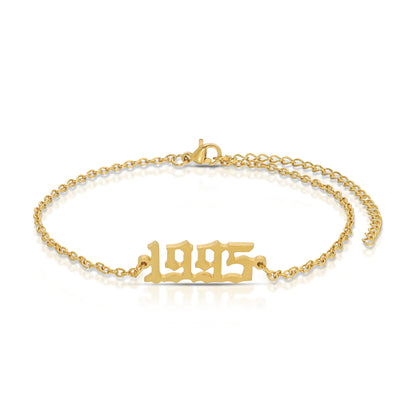 Birth Year Anklet